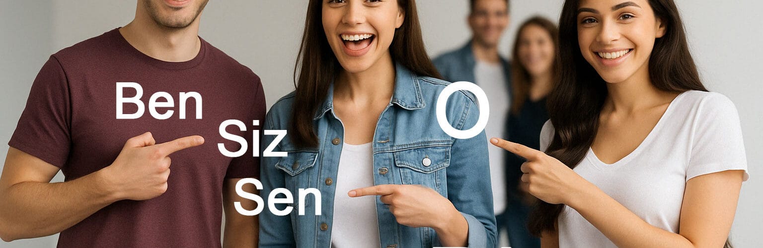 Личные местоимения в турецком языке