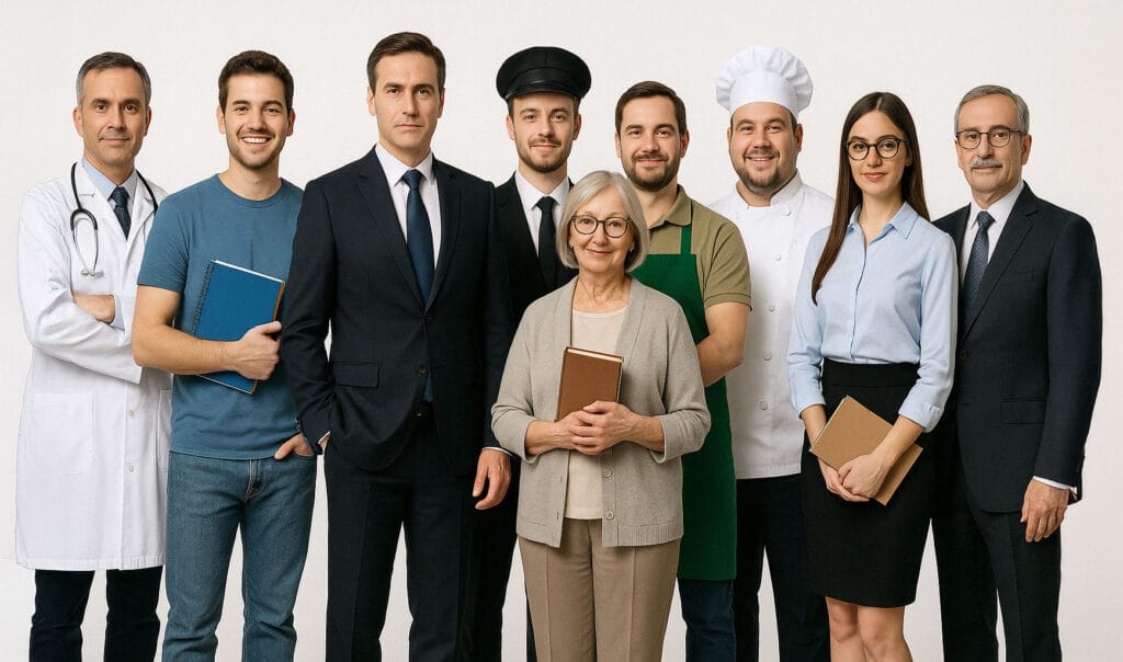 Люди разных профессий
