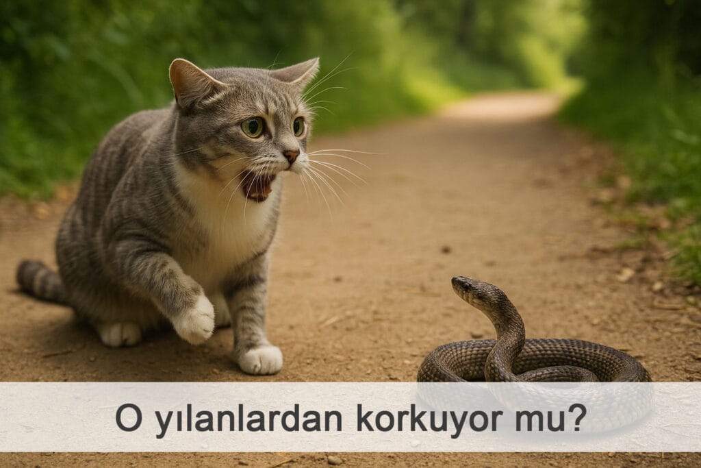 O yılanlardan korkuyor mu?