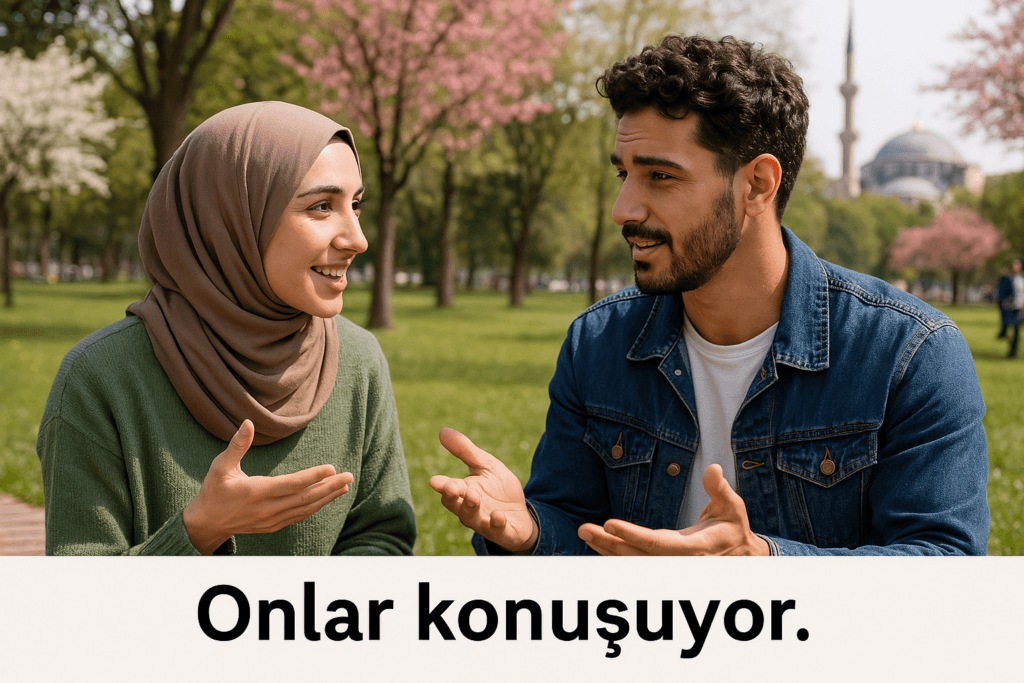 Спряжение глагола konuşmak