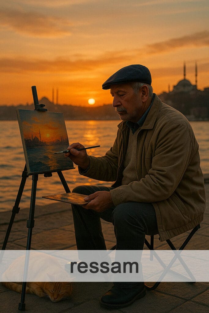 ressam — художник