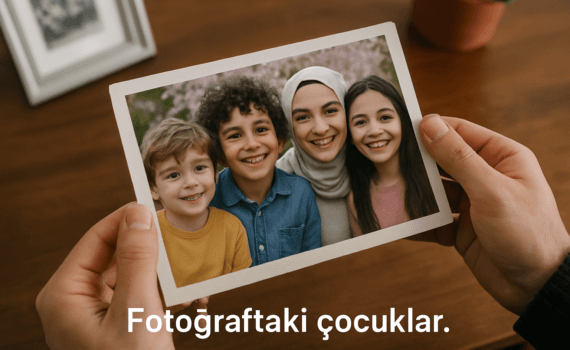 Fotoğraftaki çocuklar. - Дети, которые на фотографии.
