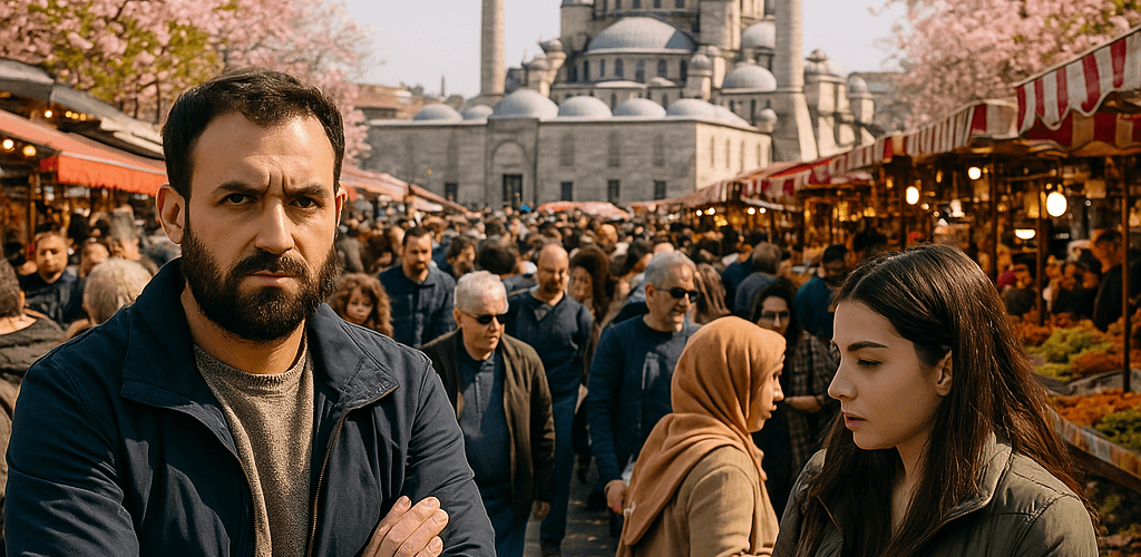 Bana göre bugün pazar çok kalabalık. – По-моему, сегодня на базаре очень многолюдно.