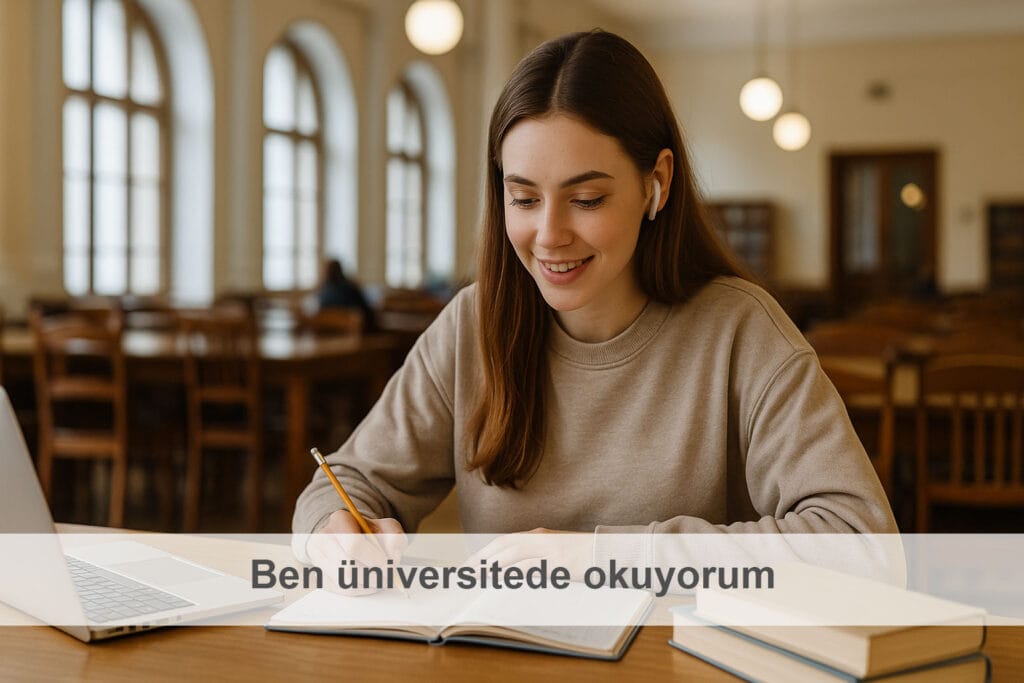 Ben üniversitede okuyorum