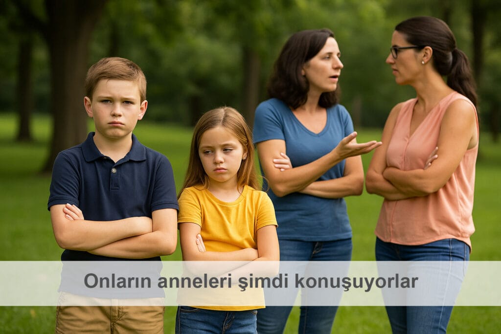 Onların anneleri şimdi konuşuyorlar