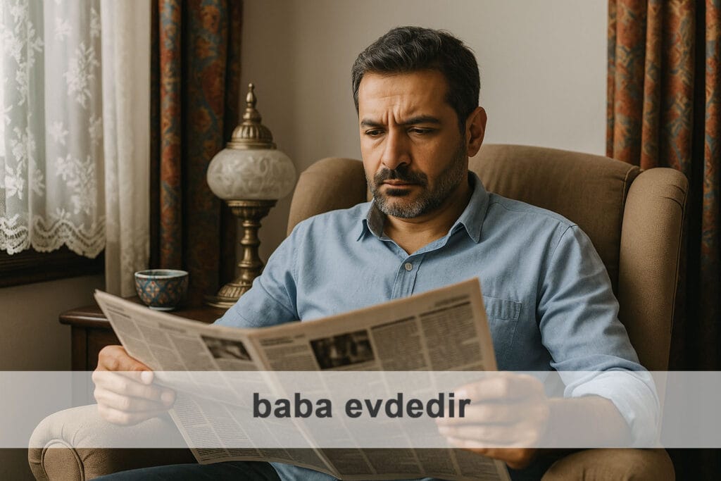 baba evdedir
