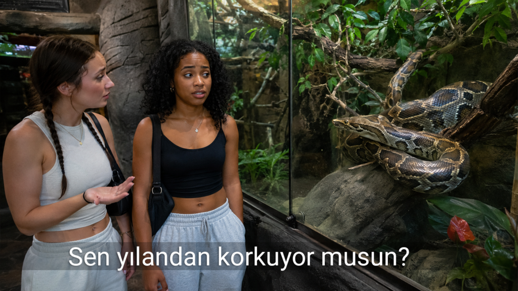 Sen yılandan korkuyor musun?