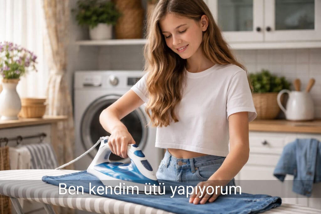 Ben kendim ütü yapıyorum